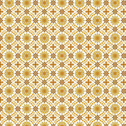 Spring Hill Farm Wallpaper Medallion Gold 13250-34 - Sewjersey.com