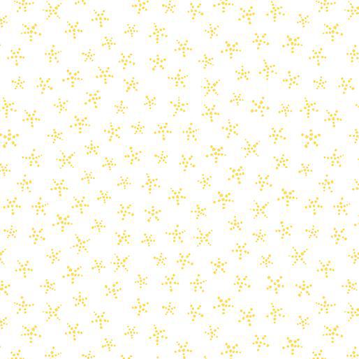 DOT SPOT YELLOW/WHITE Inspired Heart Benartex - Sewjersey.com